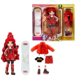 Rainbow High Fashion Winter Break Modepop Ruby Anderson -Kinder Speelgoeds Winkel rainbow high fashion winter break doll ruby anderson 2