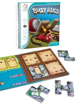 SmartGames Busy Bugs Magnetisch Reisspel Puzzelspel -Kinder Speelgoeds Winkel reisspel smartgames busy bugs 1 1