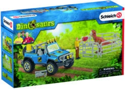 Schleich 41464 Off-road Jeep Met Dino Wachtpost Dinosaurus -Kinder Speelgoeds Winkel schleich 41464 offroad voertuig met dino wachtpost 4