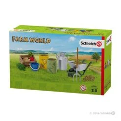 Schleich 42301 Voederen Van Boerderijdieren Farm World -Kinder Speelgoeds Winkel schleich 42301 voederen van boerderijdieren 1 1