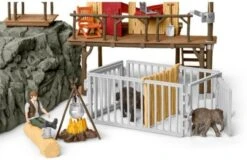 Jungle Onderzoeksbasiskamp – Schleich 42350 -Kinder Speelgoeds Winkel schleich 42350 croco jungle onderzoeks basiskamp 2