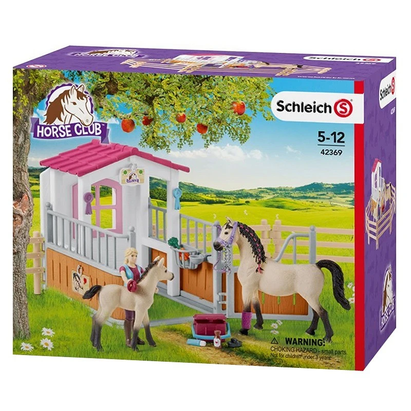 Schleich 42369 Paardenbox Met Paarden En Verzorgster Horse Club 4 Schleich 42369 Paardenbox Met Paarden En Verzorgster Horse Club - Afbeelding 4