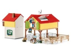Schleich 42407 Grote Boerderij Met Stal En Dieren FarmWorld -Kinder Speelgoeds Winkel schleich 42407 boerderij met stal 1 1