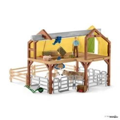 Schleich 42407 Grote Boerderij Met Stal En Dieren FarmWorld -Kinder Speelgoeds Winkel schleich 42407 boerderij met stal 3