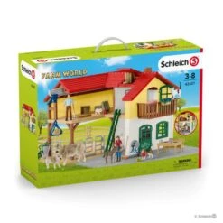 Schleich 42407 Grote Boerderij Met Stal En Dieren FarmWorld -Kinder Speelgoeds Winkel schleich 42407 boerderij met stal 4