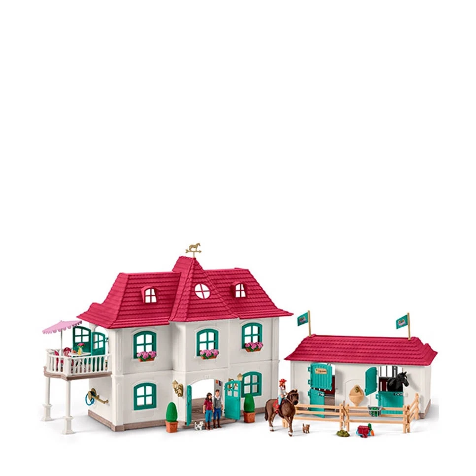 Schleich 42551 Lakeside Landhuis Met Stal Horse-Club 3 Schleich 42551 Lakeside Landhuis Met Stal Horse-Club - Afbeelding 3