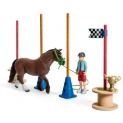 Schleich 42482 Pony Behendigheidswedstrijd FarmWorld -Kinder Speelgoeds Winkel schleich 42482 pony behendigheidswedstrijd 2