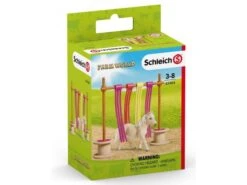 Schleich 42484 Poort Met Slierten Pony-dressuur FarmWorld -Kinder Speelgoeds Winkel schleich 42484 pny gordijn hindernis 2