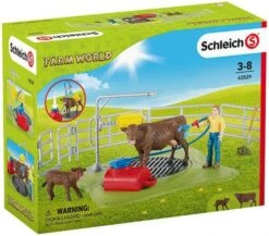 Schleich 42529 Vrolijke Koeienwasstraat Farmworld -Kinder Speelgoeds Winkel schleich 42529 koeienwasstraat 3