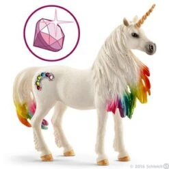Schleich 70524 Regenboog Eenhoorn Merrie Bayala -Kinder Speelgoeds Winkel schleich 70524 regenboog eenhoorn merrie 1