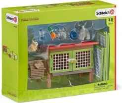 Schleich 42420 Konijnenhok Farm World -Kinder Speelgoeds Winkel schleich 42420 konijnenhok met konijn. 1