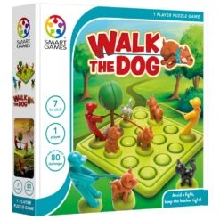 Smart Games Walk-the-Dog Denkspel -Kinder Speelgoeds Winkel smartgames walk the dog box 1 speelactief.nl 1