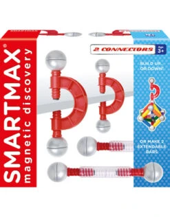SmartMax SMX107 Uitbreidingsset 2 X Connectors -Kinder Speelgoeds Winkel smartmax smartmax smx 107 xt set 2 connectors rood speelactief.nl 1