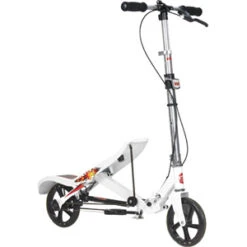 Space Scooter White Spacescooter Wit -Kinder Speelgoeds Winkel spacescooter step autoped white 2