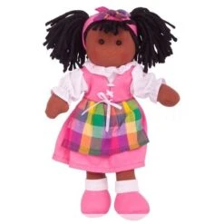 Pop BigJigs Jess 30 Cm. -Kinder Speelgoeds Winkel stoffen pop jess bigjigs toys bjd017 1