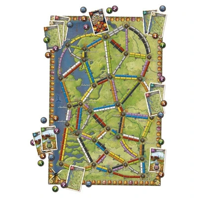 Ticket To Ride Nederland – Uitbreiding 4 Ticket To Ride Nederland – Uitbreiding - Afbeelding 4