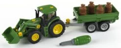 KleinToys 3905 Tractor JohnDeere + Aanhanger Constructiespeelgoed -Kinder Speelgoeds Winkel tractor john deere met aanhager theo klein 3905 1