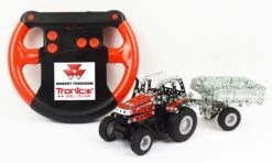 Tronico Micro Radiografisch Bestuurbare Massey Ferguson MF 7600 Met Aanhanger – 1 : 64 -Kinder Speelgoeds Winkel tractor mf7600 rc tronico micro 9541 1 1