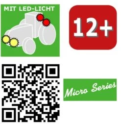 Tronico Micro Radiografisch Bestuurbare Massey Ferguson MF 7600 Met Aanhanger – 1 : 64 -Kinder Speelgoeds Winkel tractor mf7600 rc tronico micro 9541 4