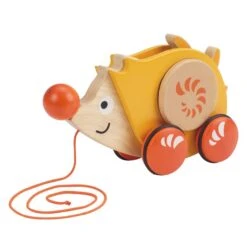 Trekfiguur Hape Egel -Kinder Speelgoeds Winkel trekdiertje hape walk a long egel 2