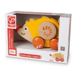 Trekfiguur Hape Egel -Kinder Speelgoeds Winkel trekdiertje hape walk a long egel 4
