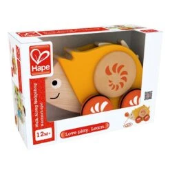 Trekfiguur Hape Egel -Kinder Speelgoeds Winkel trekdiertje hape walk a long egel 5