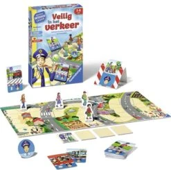 Veilig In Het Verkeer Kinderspel Ravensburger Spellen -Kinder Speelgoeds Winkel veilig in het verkeer ravensburger leerspel 2