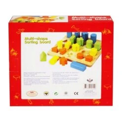 Vormen Kleuren En Maten Sorteerbord Groot Santoys Vormensorteerbord -Kinder Speelgoeds Winkel vormenstorteerbord groot santoys f5704 2