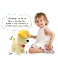 Woezel En Pip Pip Lopend En Pratend Interactief Loophondje -Kinder Speelgoeds Winkel woezel en pip pip lopend en pratend interactief 4